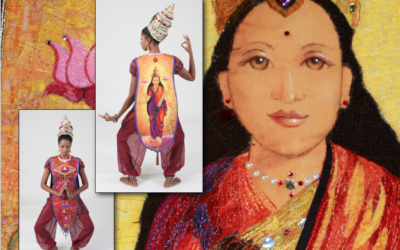 Jewels of India, Part 2: The Lakshmi Tabard (Quilted Wearable Art)