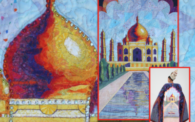 Jewels of India, Part 1: The Taj Mahal Cape (Quilted Wearable Art)